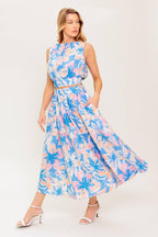 GOLDEN HOUR HARMONY WOVEN TOP AND SKIRT SET