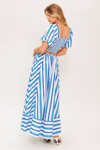 GARDEN WHISPERS WOVEN TOP AND SKIRT SET