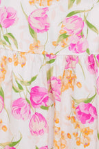 BOTANICAL BLISS WOVEN TOP AND SKIRT SET