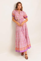 WHISPERING LAVENDER WOVEN TOP