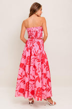 ANYTHING I WANT WOVEN TOP AND SKIRT SET