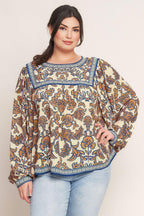 BOHEME MEADOW WOVEN TOP