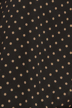 MIDNIGHT DOT CHIC WOVEN TOP