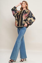 ROYAL TAPESTRY WOVEN TOP