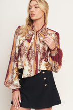RENAISSANCE DREAM WOVEN TOP