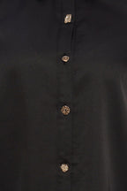 BLACK ORBIT WOVEN TOP