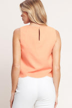 LOVE PEACH WOVEN TOP