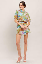 SUNSHINE GETAWAY WOVEN TOP