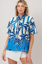 NOIR RESORT WOVEN TOP
