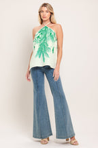 PALM SERENE WOVEN TOP
