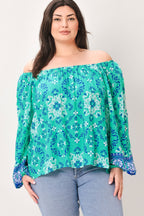 SEND MY LOVE WOVEN TOP
