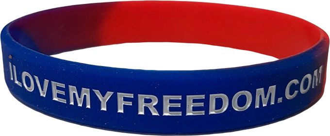 Never Surrender Wristband - 9801