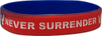 Never Surrender Wristband - 9801