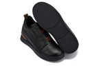 CALTO - J1931  - 2.6 Inches Taller (Black/Black Sole) - Slip-On Snoafers