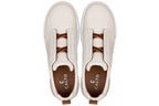 CALTO - J1933  - 2.6 Inches Taller (Off-White) - Slip-On  Snoafers
