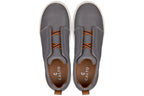 CALTO - J1935  - 2.6 Inches Taller (Grey) - Slip-On Snoafers