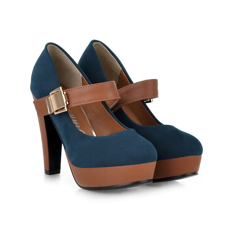 Women’s Waterproof Platform High Heels