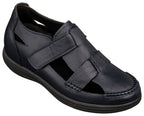 CALTO - K2663 - 3.2 Inches Taller (Navy) - Casual Fisherman Sandal
