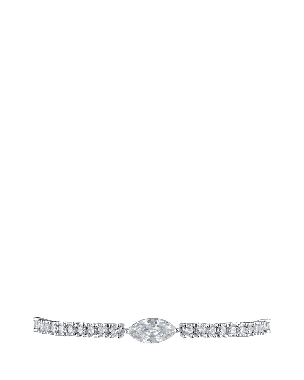 Round and Marquise CZ Bracelet