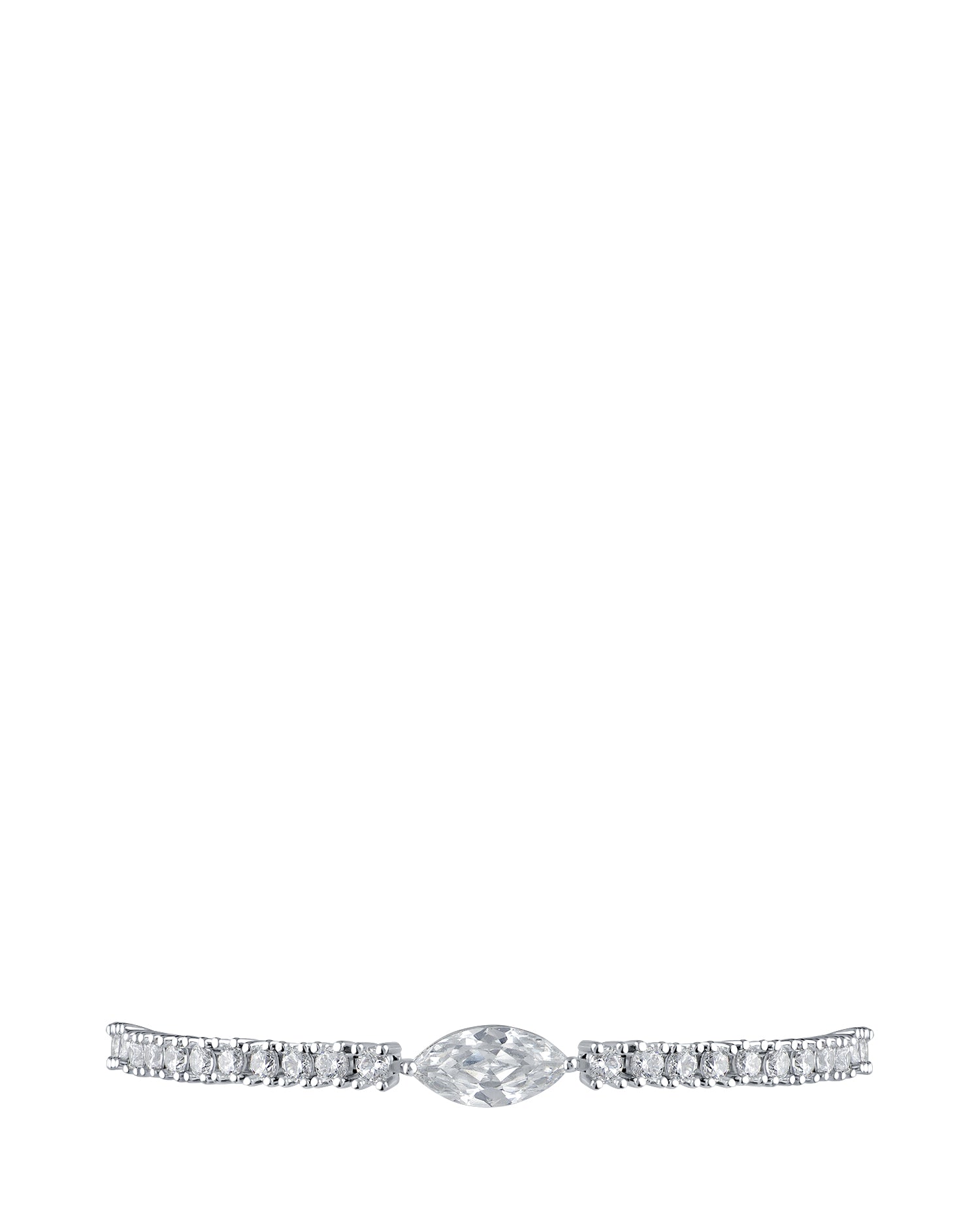 Round and Marquise CZ Bracelet