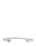 Pear CZ Open Cuff