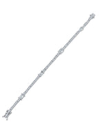 Round and Multi Shape CZ Bracelet