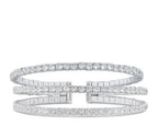 Triple Row CZ Cuff