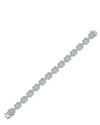 Baguette CZ Framed Rectangle Bracelet