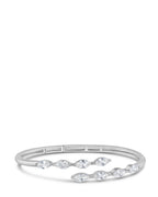 Marquise CZ Hinged Bracelet