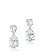 Double Pear Drop Earrings