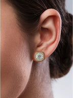 Cushion Cut CZ Earrings