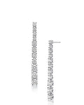 Round CZ Graduated Earrings