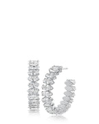 Marquise CZ Hoope Earrings