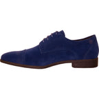 VANGELO Men Dress Shoe KING-4 Oxford Formal Tuxedo for Prom and Wedding Royal Blue