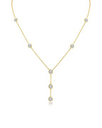 Round CZ Y- Necklace