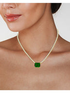 Tennis CZ with Emerald
