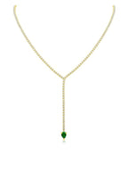 Pear Drop Y-Necklace