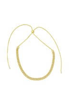 Adjustable Pave Chain Necklace
