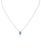 Pear CZ Pendant Necklace
