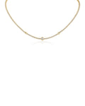 Bezel Station Tennis Necklace