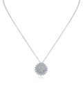Multi Row Round CZ Pendant