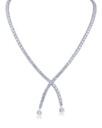 CZ Crossover Necklace