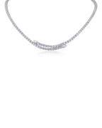 CZ Wrap Tennis Necklace