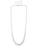 Round Graduated CZ and Chain Necklace
