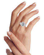 Multi Emerald Cut Ring
