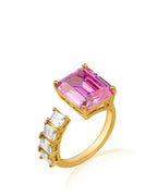 Emerald CZ Cocktail Ring