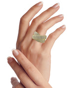 Pave CZ Triple Crossover Ring