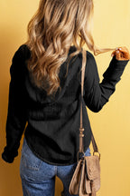 Emilia Lightweight Crinkle Pocketed Hoodie