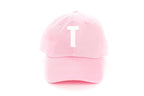 Light Pink Letter Baseball Hat