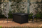 Longmont 48" Rectangular Aluminum Convertible Gas Fire Pit Table